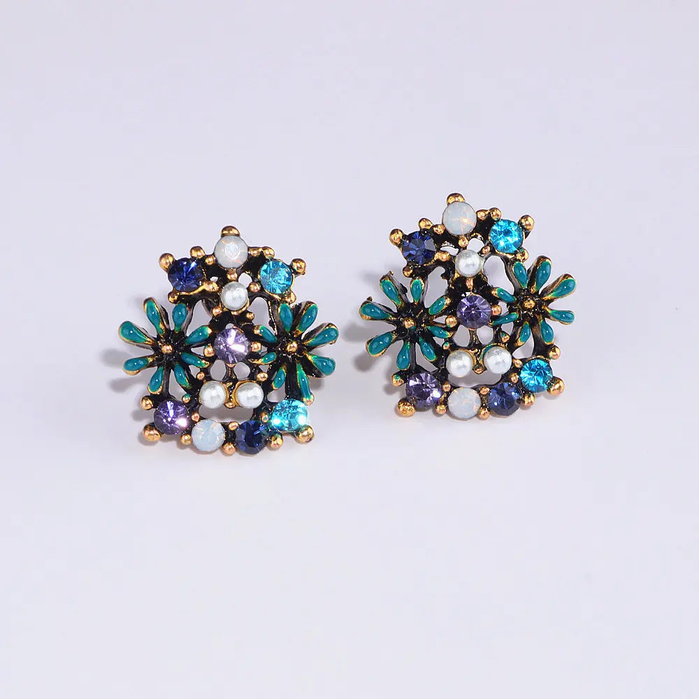 Bloom Blue earrings