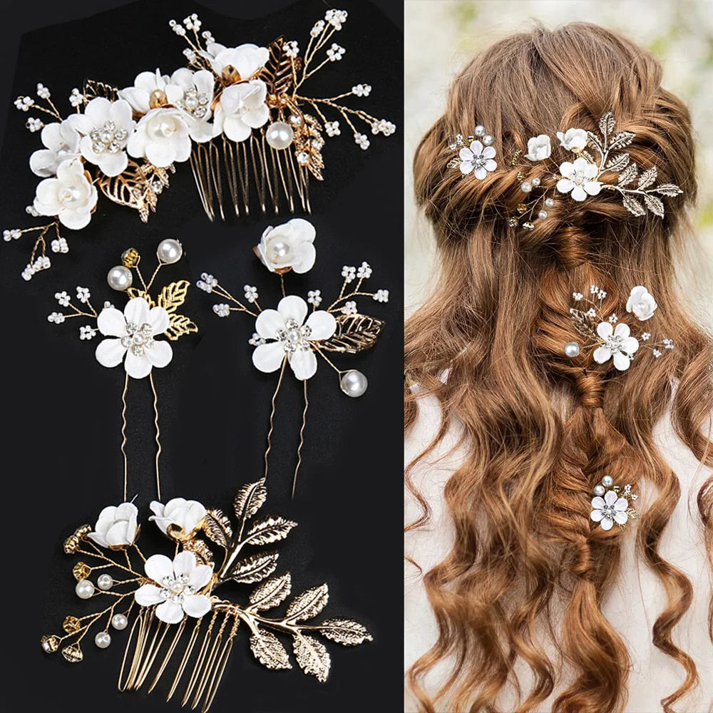 Gardenia 4pcs/set Hair Pins